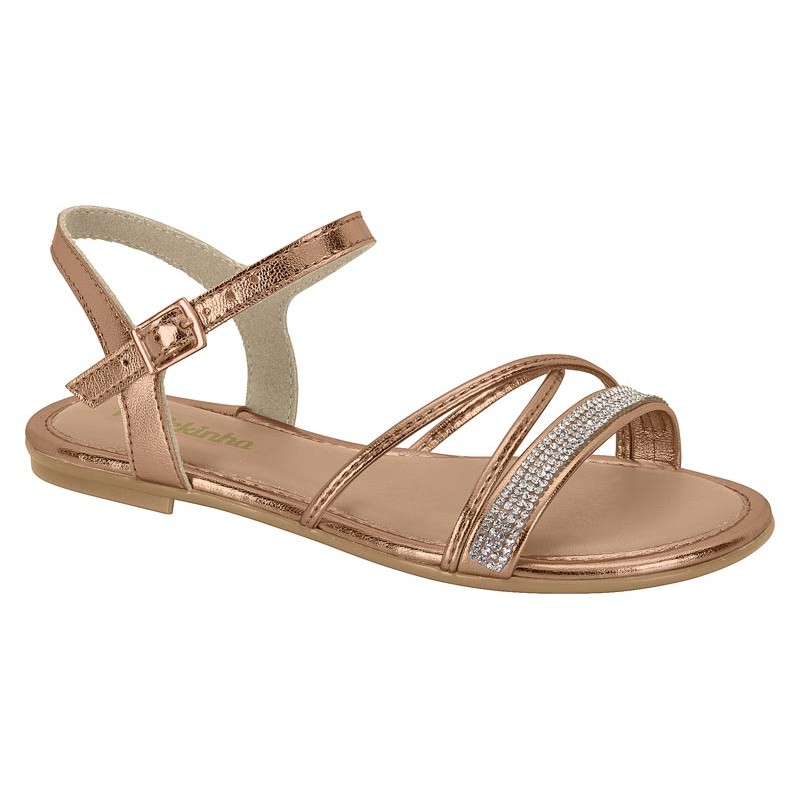 Sandalia Meninas Infantil Rasteira Conforto Molekinha Original