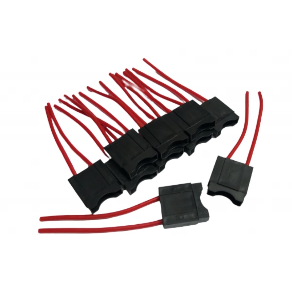 Kit 10 Porta Fusivel De Lâmina Max Nacional 4mm Fio
