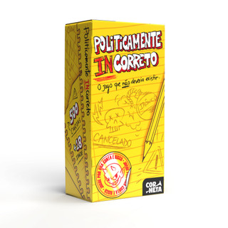 Jogo Politicamente Incorreto Corneta - Humor Ácido, Ideal para presente, Jogar com amigos
