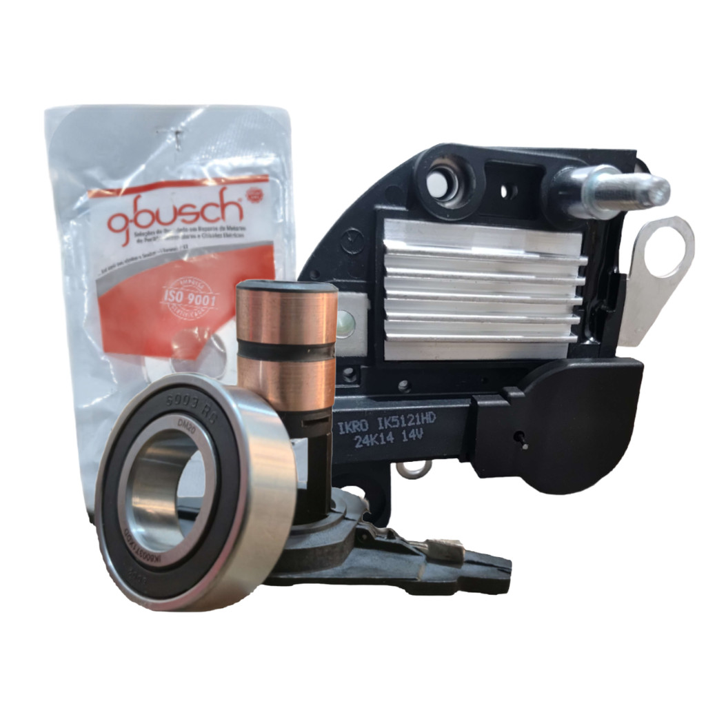 Kit Reparo Alternador Marelli Rolamento Regulador Coletor em Oferta na Shopee