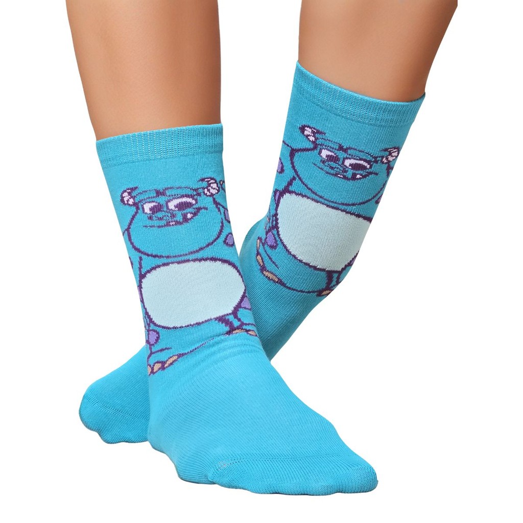 1 Par Meia Infantil Personagens Disney Cano Alto Trifil Versátil Frio Algodão em Oferta na Shopee