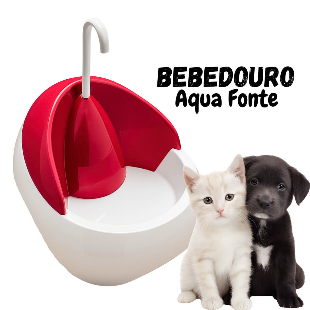 Fonte Bebedouro Elétrica Para Gatos Bivolt - Aqua Fonte