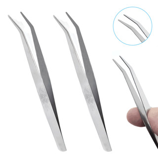 2 Pinça Curva Aço Inox Para Costura Artesanato Patchwork Pedraria 18cm em Oferta na Shopee