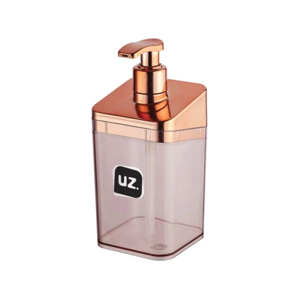 Porta Sabonete Líquido Slim Metalizado Rose UZ Utilidades - UZ545-ROSE em Oferta na Shopee