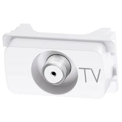 Módulo Tomada para Antena de TV Legrand Pial Zeffia - 75 Ohms - Branco - 68015