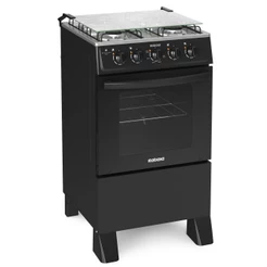 Fogão a Gás 4 Bocas Itatiaia Preto com Forno Star Clean New Preto 127V/220V