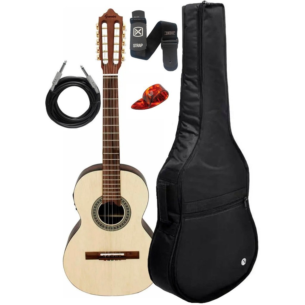 Viola Giannini Raiz Vs1h Ns Elétrica + Capa Luxo Acessórios em Oferta na Shopee