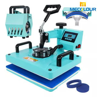 Máquina de Transferência de Calor 5 em 1 29*38cm Adequada Para Camisetas Copos Chapéus Mecolour