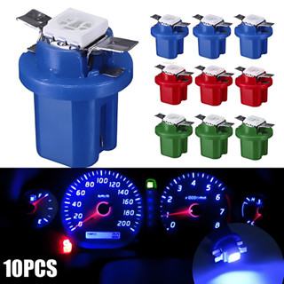 Kit 2 e 10 lâmpada Led pingo Mosquito 12v B8.5 painel 12 Luz Branco em Oferta na Shopee