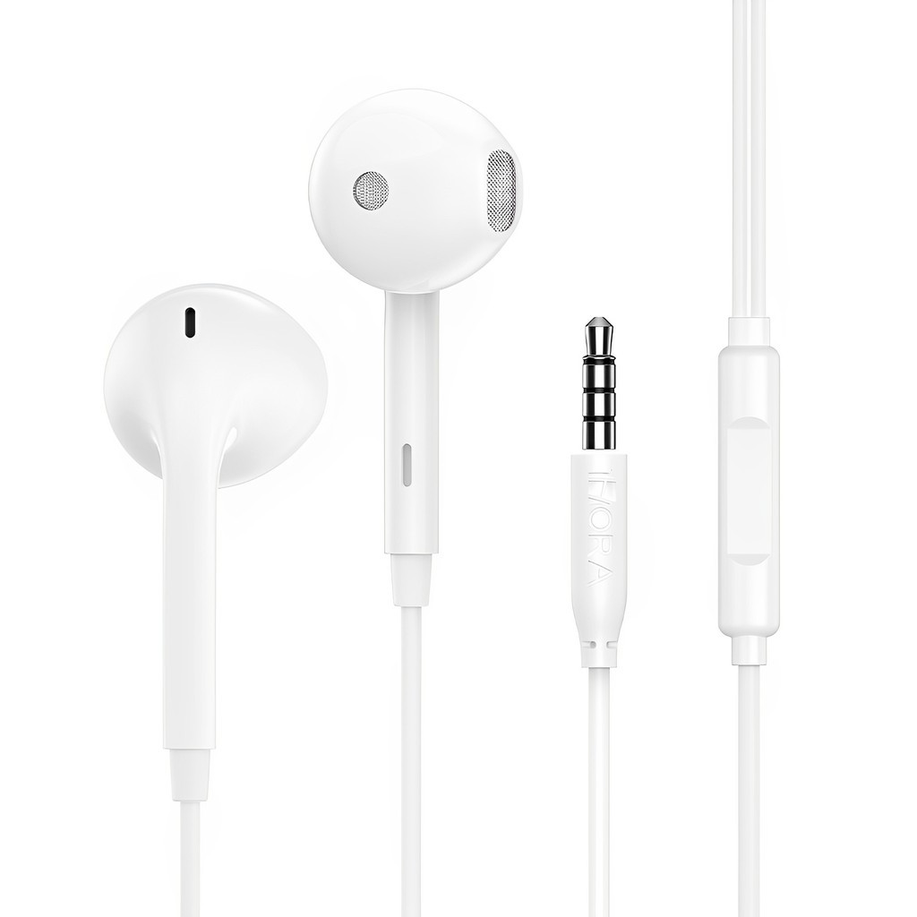 Fone de Ouvido Intra-Auricular 1Hora 3.5mm Branco em Oferta na Shopee