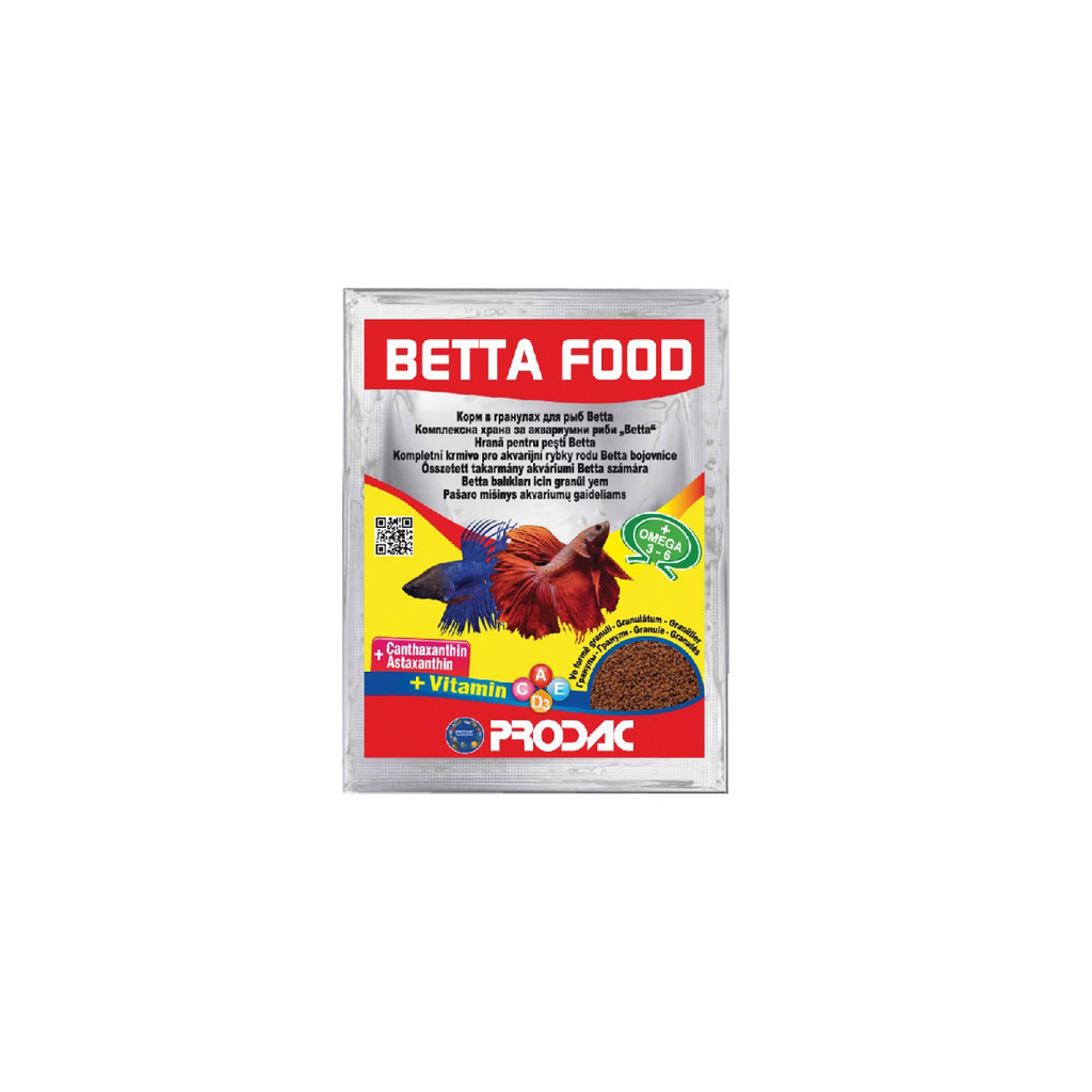 RACAO PRODAC BETTA FOOD 12G(SACHE)
