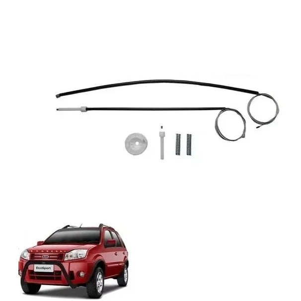 Kit Reparo Vidro Eletrico Ecosport 2003 Á 2012 Dianteiro