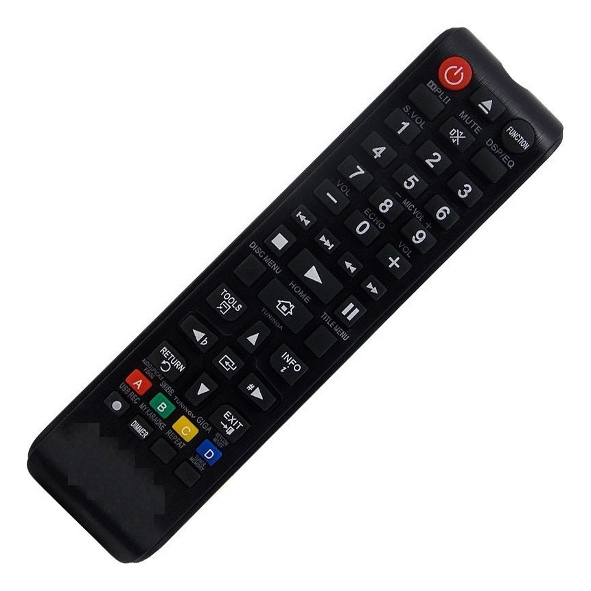 Controle Remoto Compatível Home Theater Samsung Ht-e350k/zdn NVB