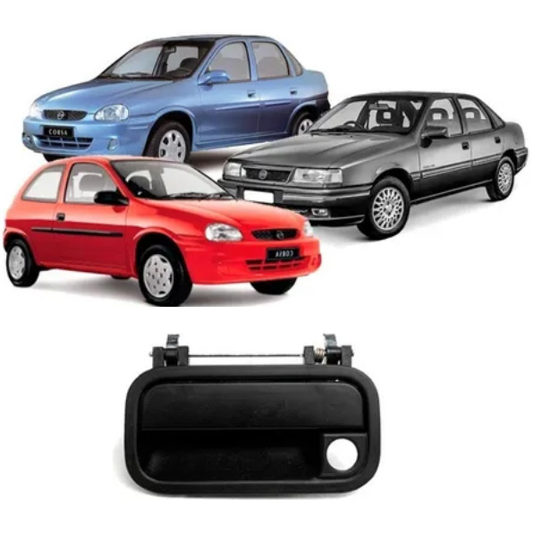 Maçaneta Externa Dianteira Corsa Vectra 4p 1993 94 95 96 97 98 Á 2004 S/Chave