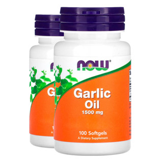 Kit 2x Óleo de Alho 1500mg Now Foods 100 Softgels Importado/Made in Usa em Oferta na Shopee