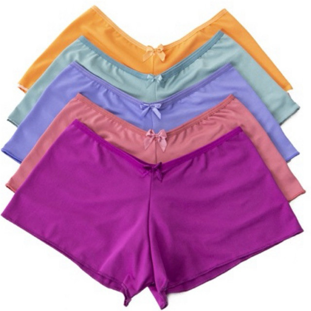 Kit 5 Shortinhos Boxer Feminino Sunguete Confortavel Básico Shorts Verão Atacado