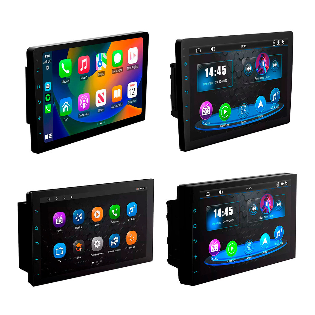 Central Multimidia 7" ou 9" Polegadas Carplay Android Auto MP5 - Faaftech em Oferta na Shopee