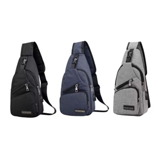 Bolsa de ombro masculina anti-roubo com entrada para carregador usb Su em Oferta na Shopee