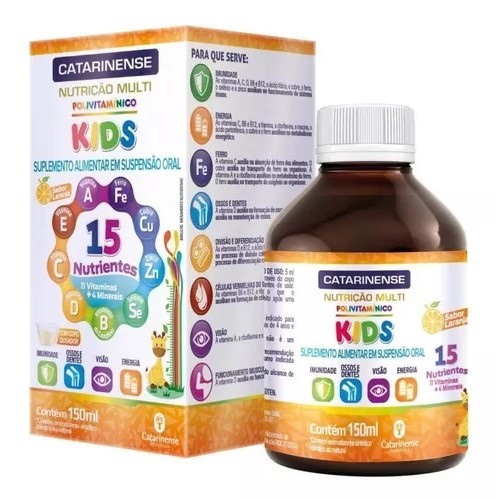 Polivitamínico Nutrição Multi Kids 150ml - Catarinense em Oferta na Shopee