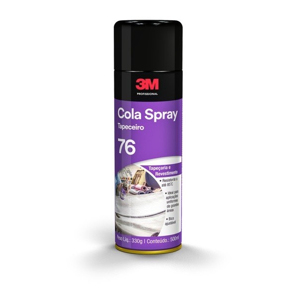 Cola Adesivo SPRAY Tapeceiro 76 3M em Oferta na Shopee