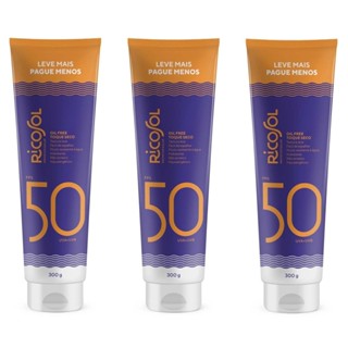 Kit 3 und Ricosol Protetor Solar FPS 50 - 300 G em Oferta na Shopee