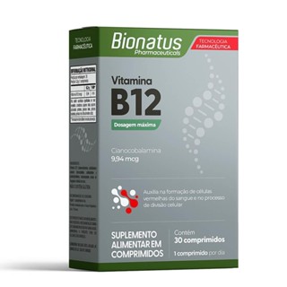 VITAMINA B12 COM 30 COMPRIMIDOS em Oferta na Shopee