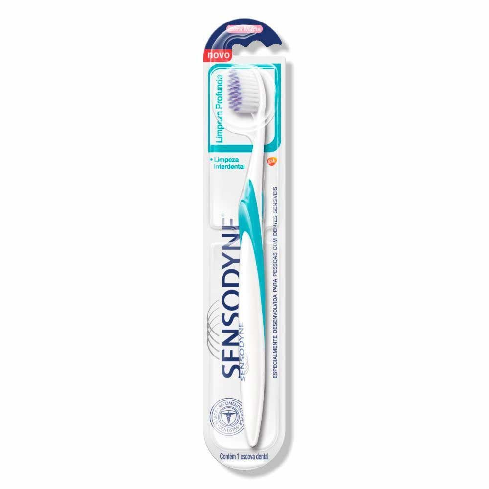SENSODYNE ESCOVA DENTAL LIMPEZA PROFUNDA COM 1 UNIDADE
