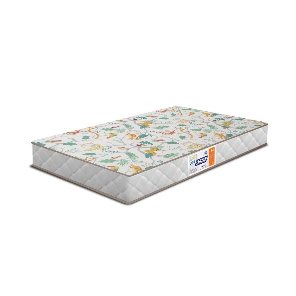 Colchão Infantil 130x70cm Espuma D18 Gazin Supreme Branco em Oferta na Shopee