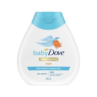 Locao Hidratante Dove Baby Hidratacao Enriquecida 200ml em Oferta na Shopee