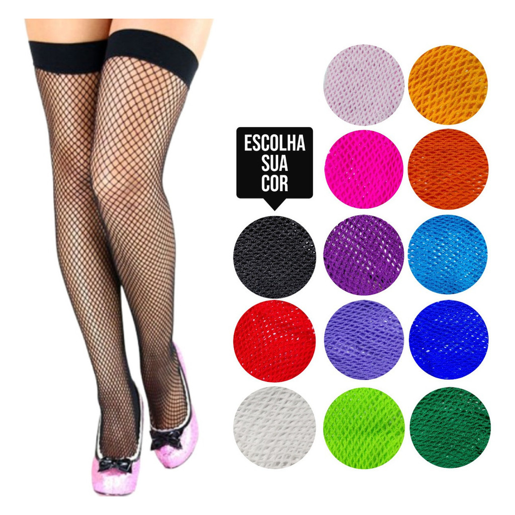 Meia Calça 7/8 Arrastão para Festas, Fantasias e Eventos - Estilo Festival