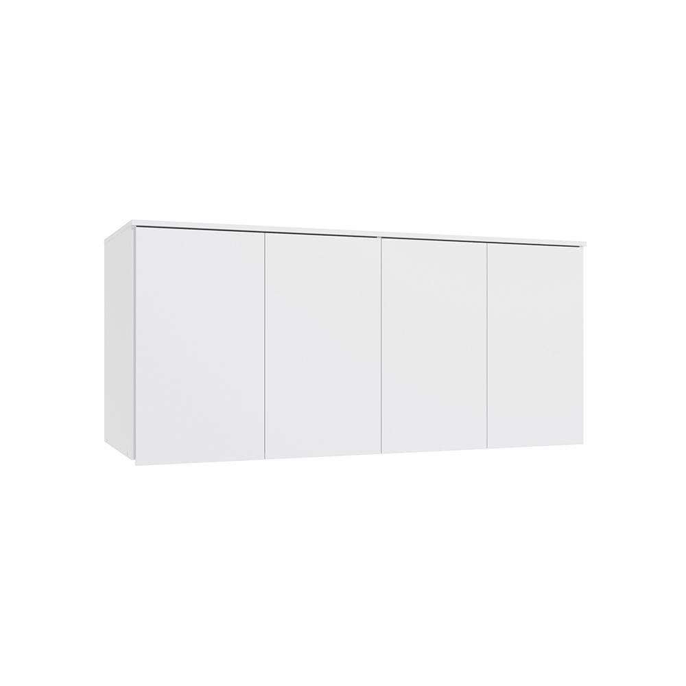 Armário Aéreo 4 Portas Kappesberg Adapt Branco 155cm - Home & Living