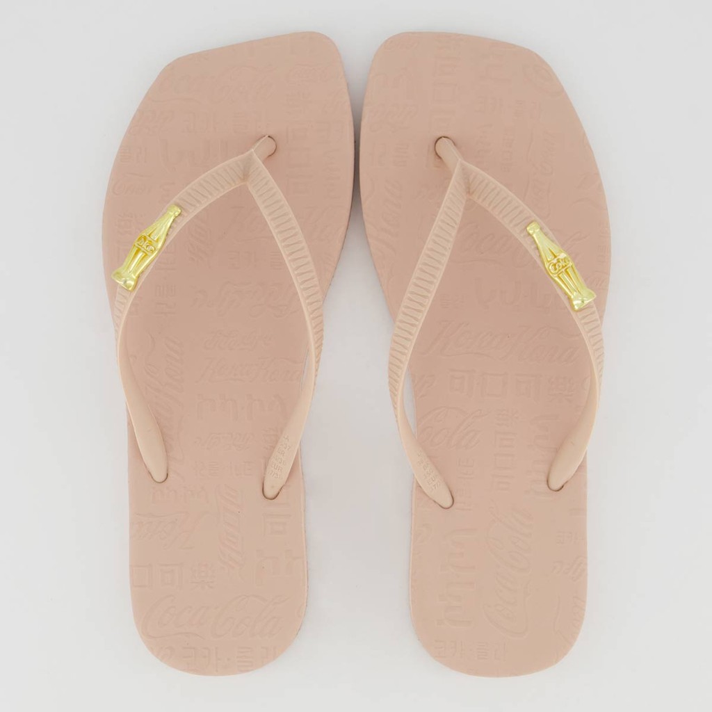 Chinelo Coca Cola Square II Feminino Rosê - Women Shoes