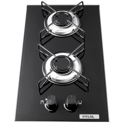 Cooktop A Gas 2 Bocas Stelar Nivus Preto Bivolt