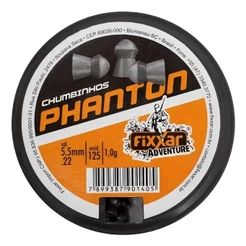 Chumbinho Fixxar Modelo PhantoN 5,5mm (.22) - 125 unidades
