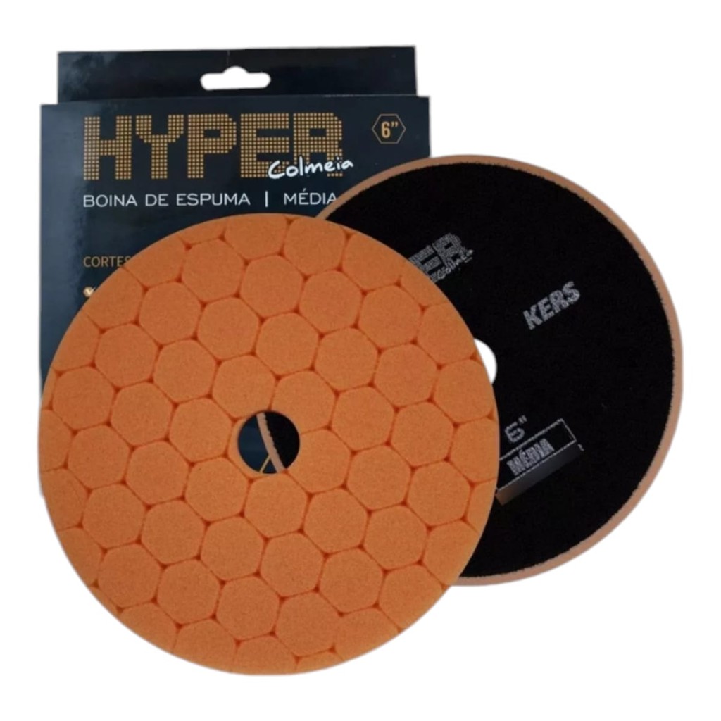 Boina Laranja Refino Médio 6 Polegadas Hyper Colmeia Kers