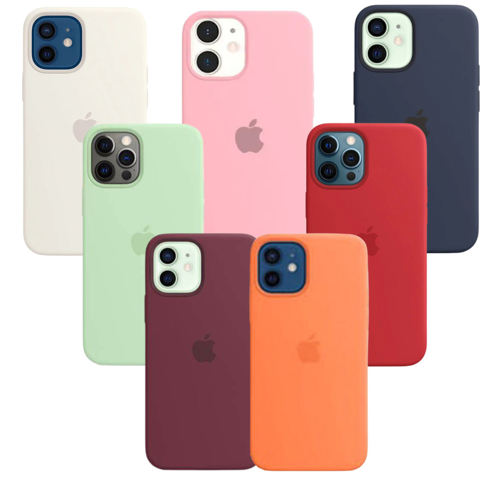 capa Capinha silicone Case luxo Aveludada proteção Para iPhone 12 12pro 12mini 12promax