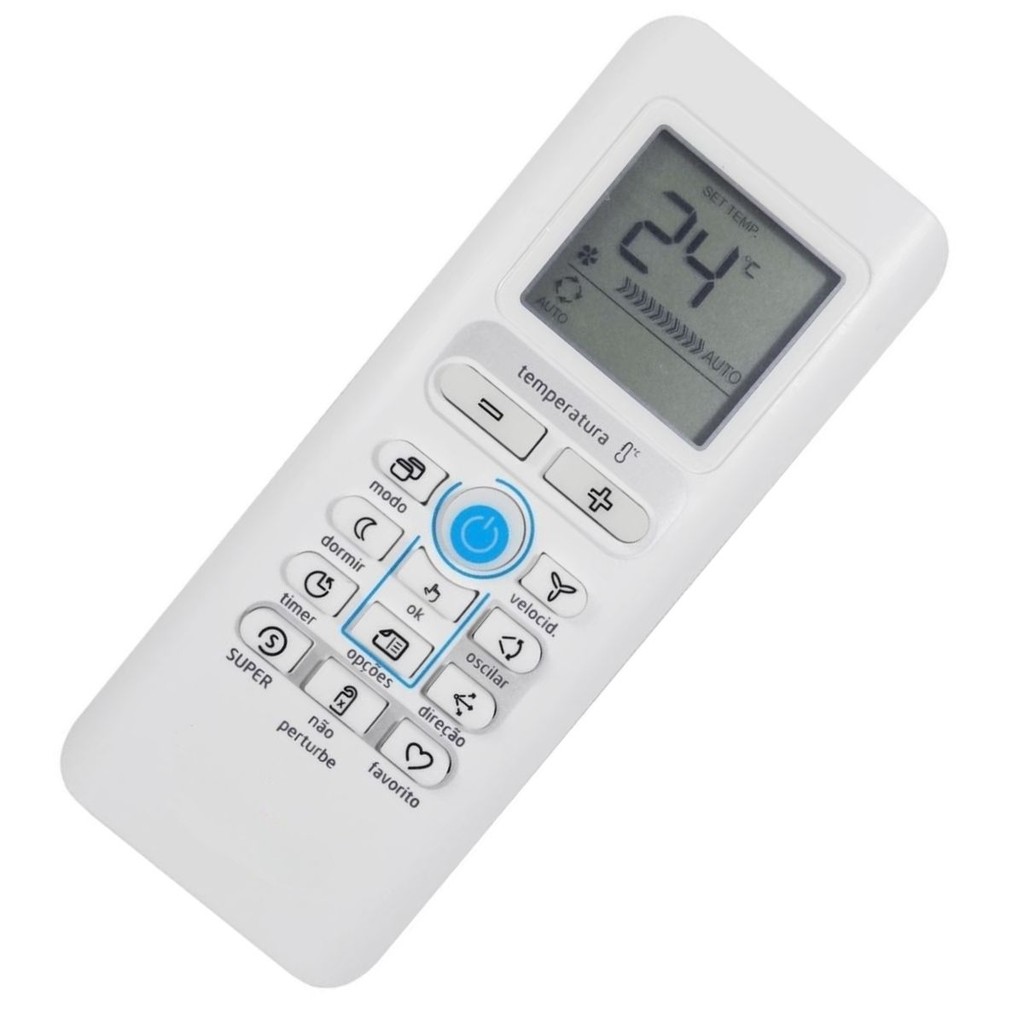 Controle Remoto para Ar Condicionado Springer Midea 42MBMA09M5 42MBMA12M5 42MBMA18M5 42MBMA24M5 38MBBA18M5 38MBTA27M5 38