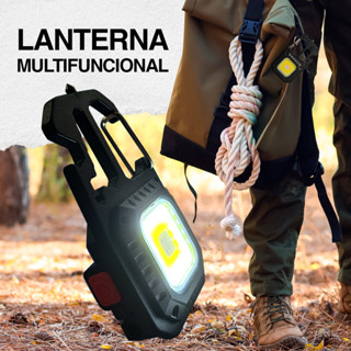 Mini Lanterna Chaveiro Led Mosquetão Abridor de Garrafas Conjunto Chaves Multifuncional Pesca em Oferta na Shopee