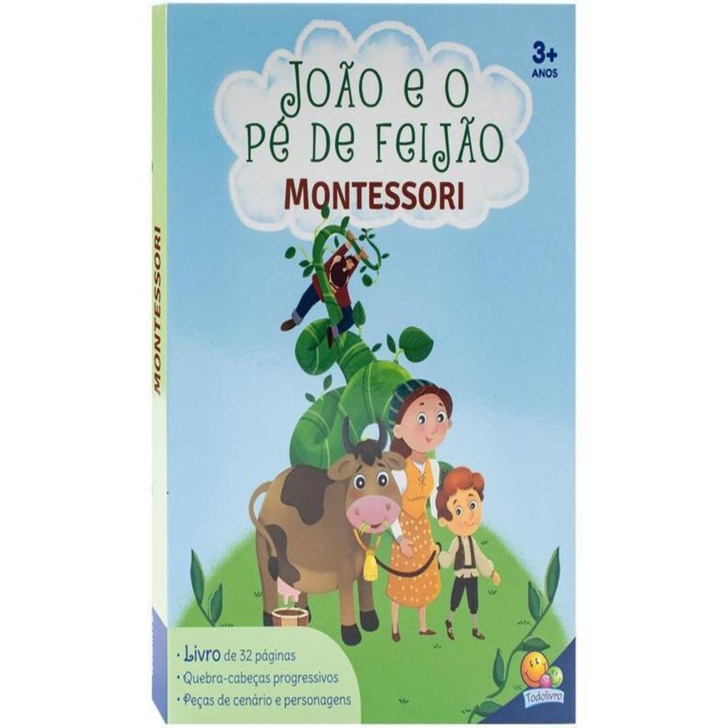 Livro - Montessori Classicos (Livro-Jogo) - Joao E O Pe De Feijao