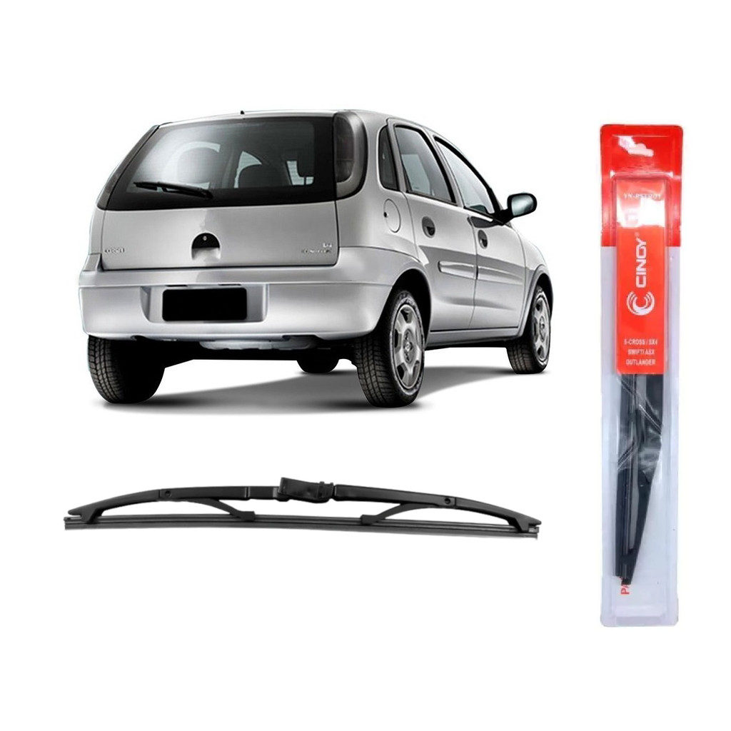 Par Limpador Palheta de Ferro Traseira Carenada Tamanho 15 Polegadas Encaixe Original Especifico Cinoy em Oferta na Shopee