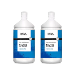 Pacote Duplo D'Água Natural: Óleo Para Massagem Neutro - 2 Unidades de 1L
