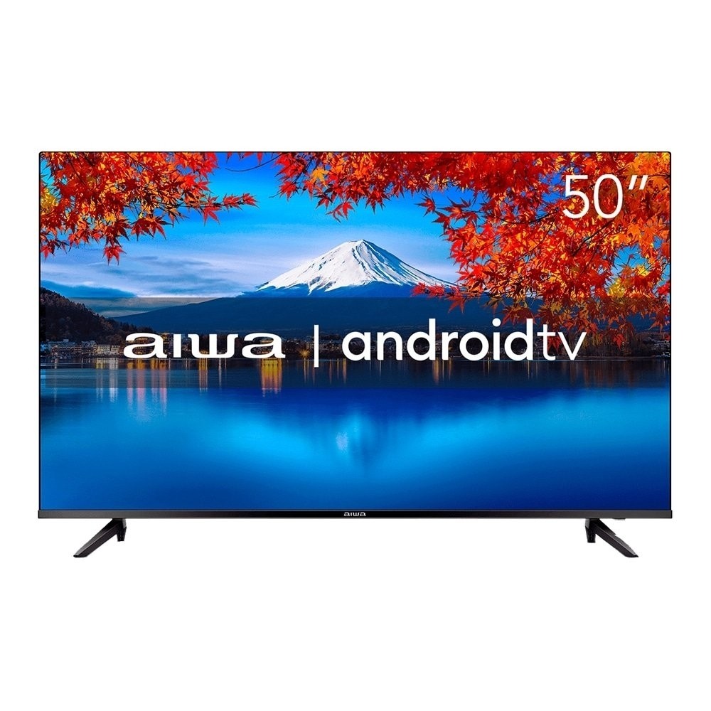Smart TV LED 50" Aiwa 50BL02A | 4K UHD, com Wi-Fi, 2 USB, 3 HDMI, Borda Ultrafina, 60Hz
