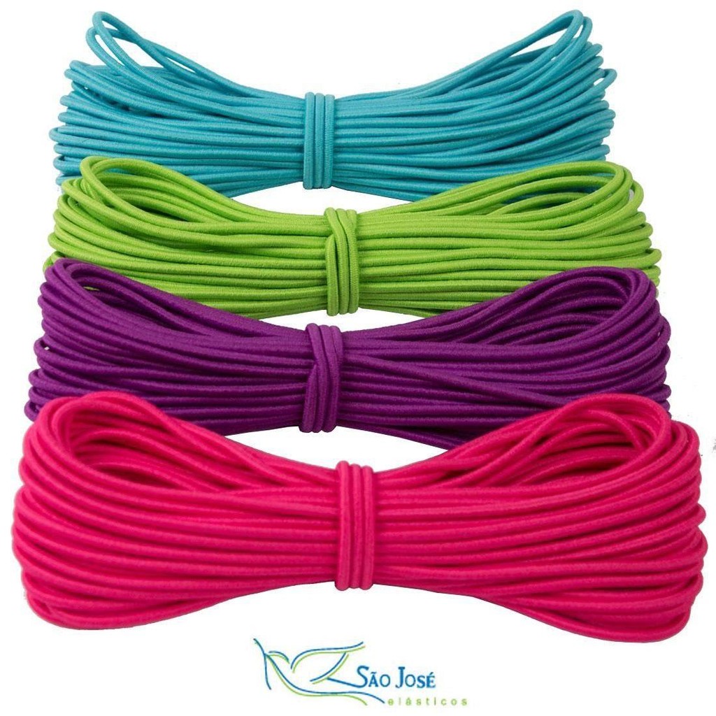 Elástico Roliço Colombe 2,8mm 15R Sao José 10 metros 2,8 mm para roupas e acessórios em Oferta na Shopee