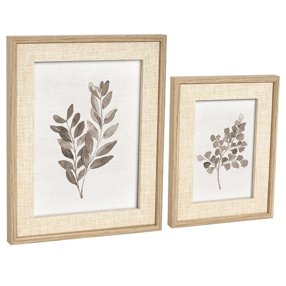 Kit 2 Porta Retratos Mdf e Vidro 10x15 & 15x20 - Collection