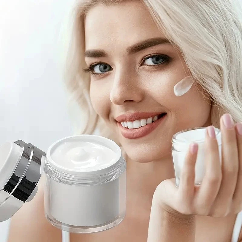 Kit 1/2/3 Frascos Airless Pump Acrílico 15ml 30ml 50ml Vazio Portátil para Viagem Skincare Creme Gel Cosmético