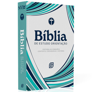Bíblia Estudo Orientação | NVI | Letra Normal | Capa Blue em Oferta na Shopee