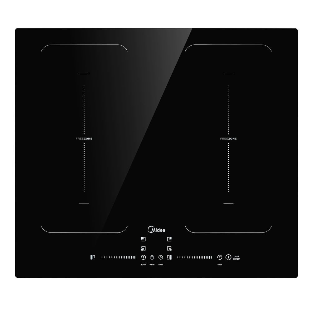 Cooktop de Indução Midea 4 Bocas Cfbd42 Dual Freezone 60hz Preto 220v - Home Appliances