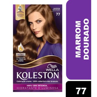 Tintura Koleston 77 Marrom dourado em Oferta na Shopee