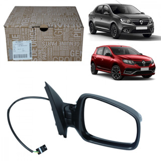 Retrovisor elétrico direito Renault Sandero Logan em Oferta na Shopee