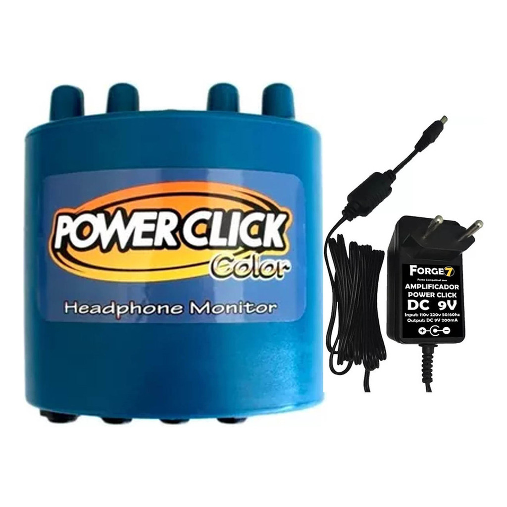 Power Click Blue Amplificador De Fone Ouvido C/ Forge 7 em Oferta na Shopee